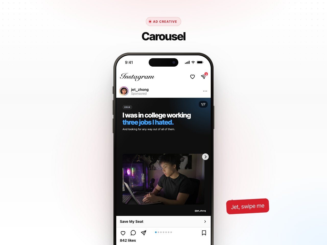 Carousel preview