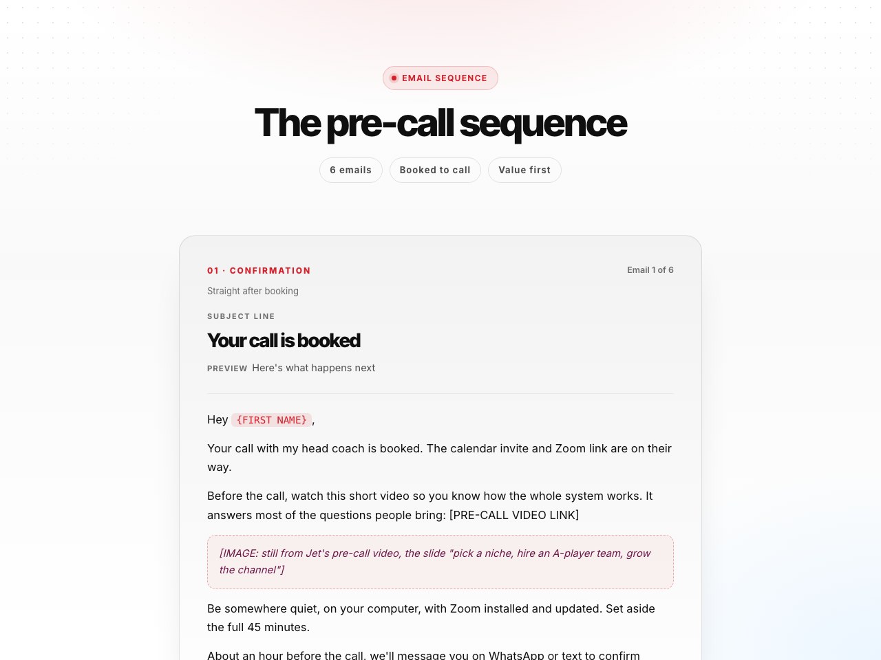 Pre-call preview